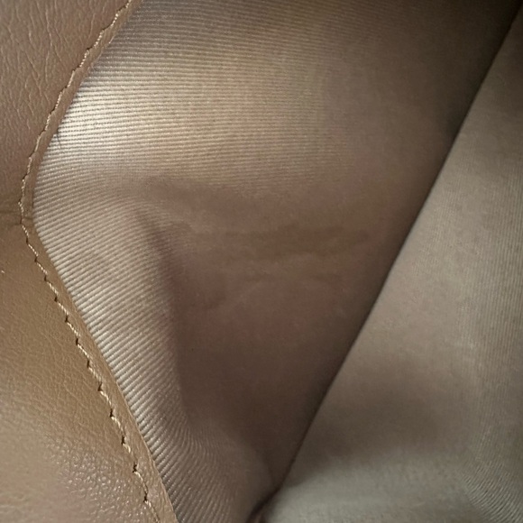 Lucky Brand Cross Body Brown Leather Fringe Boho Purse - Picture 13 of 16